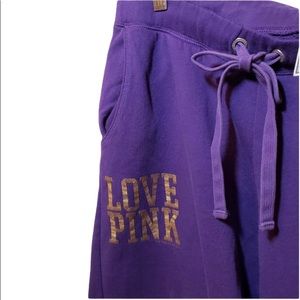 PINK VICTORIA'S SECRET DRAWSTRING PANT